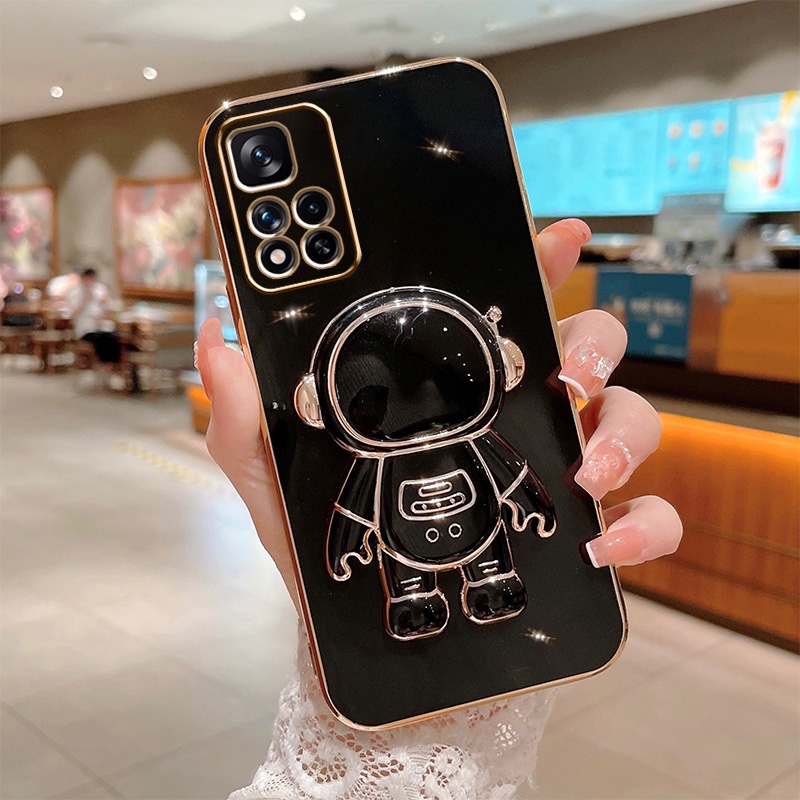 Soft Case Silikon Desain Astronot Untuk Redmi Note 11 Pro 11s 10C 10A 10S 10 9A 9T 9C 6D