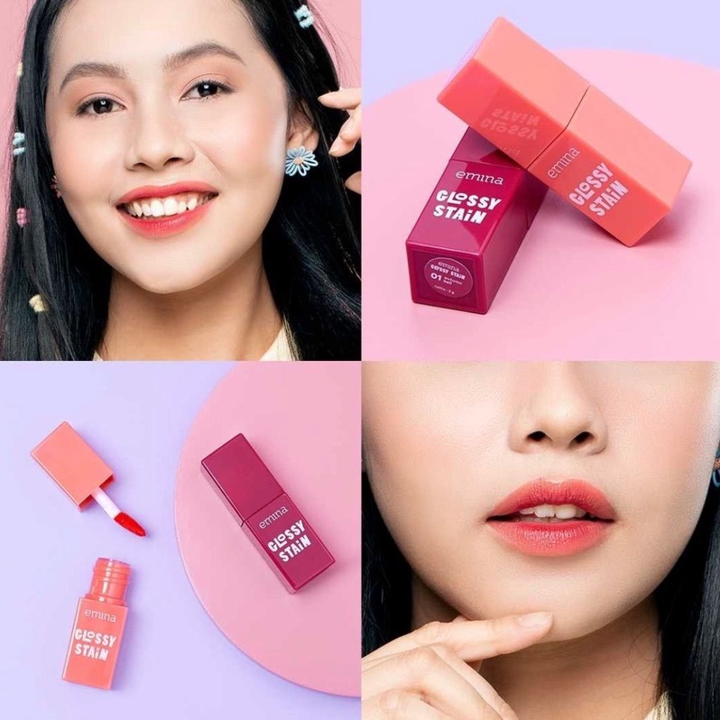 EMINA Glossy Stain Lip Tint / Emina Lip Tint