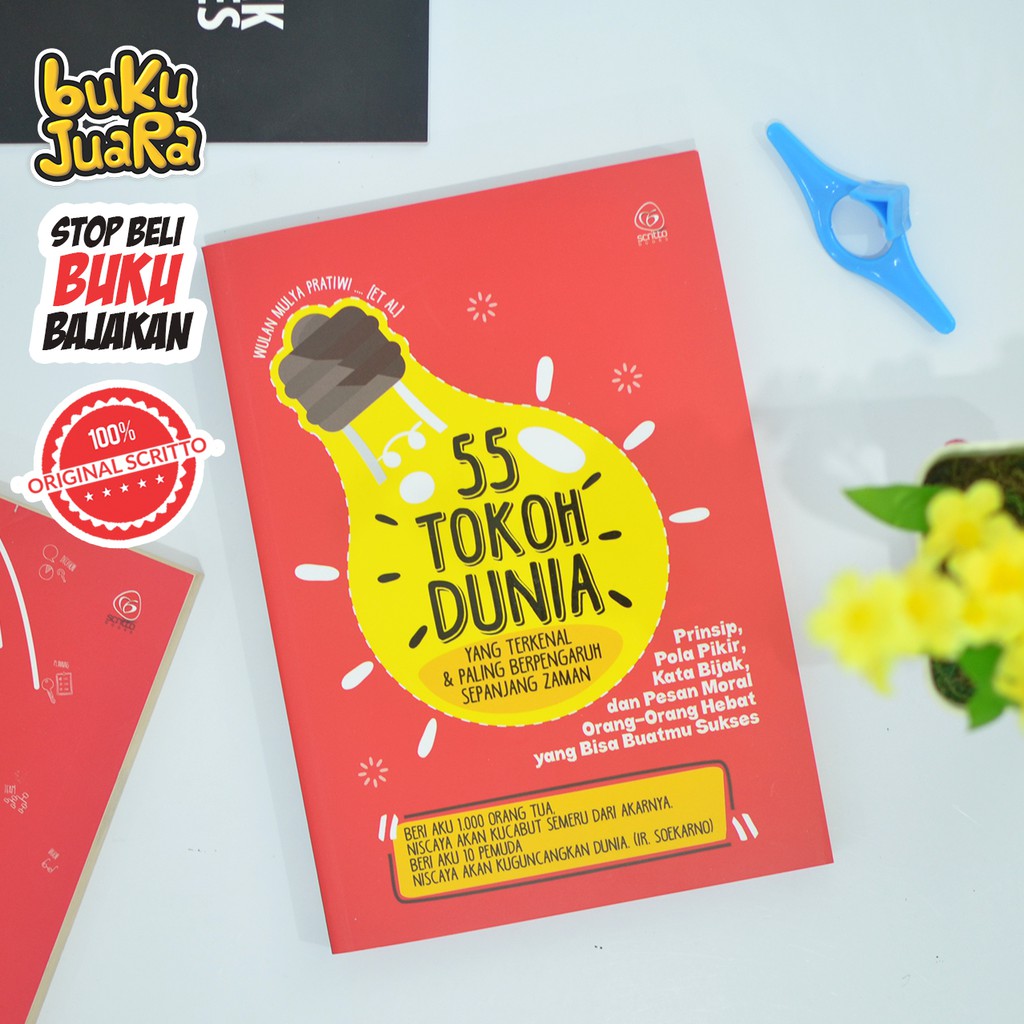 55 TOKOH DUNIA YANG TERKENAL DAN BERPENGARUH SEPANJANG ZAMAN Buku Motivasi Kata Bijak Prinsip Sukses