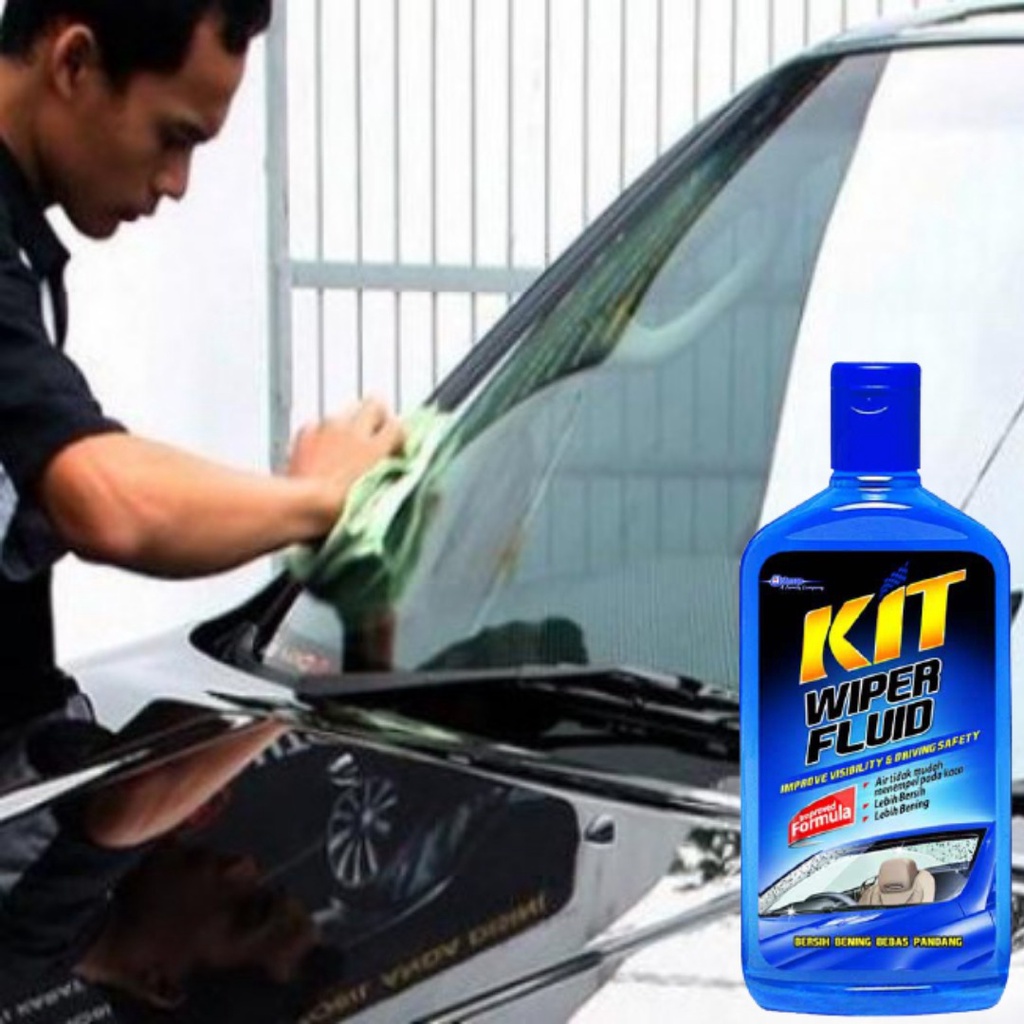 KIT WIPER FLUID Cairan Wiper Pembersih Kaca Mobil Wiper Bersihkan Kotoran Debu dan Jamur