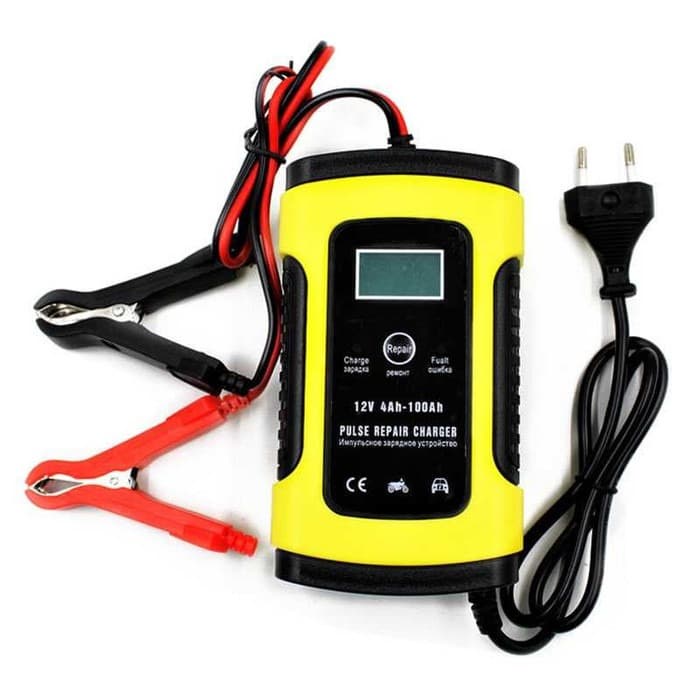 Cas Aki Mobil Motor 12V 6A Repair Aki Full Automatic-Charger Aki Intelligent Automatic