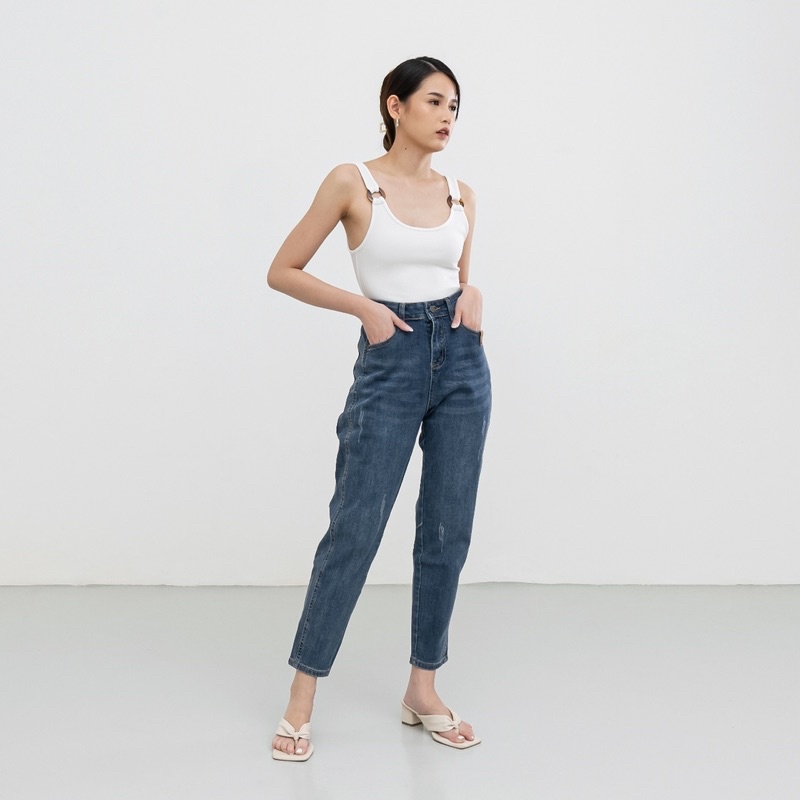 VIERLIN - Jeans 8292 8293  - BOYFRIEND JEANS VIERLINSTORE