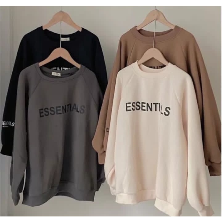 ESSENTIALS SWEATER CREWNECK OBLONG WANITA