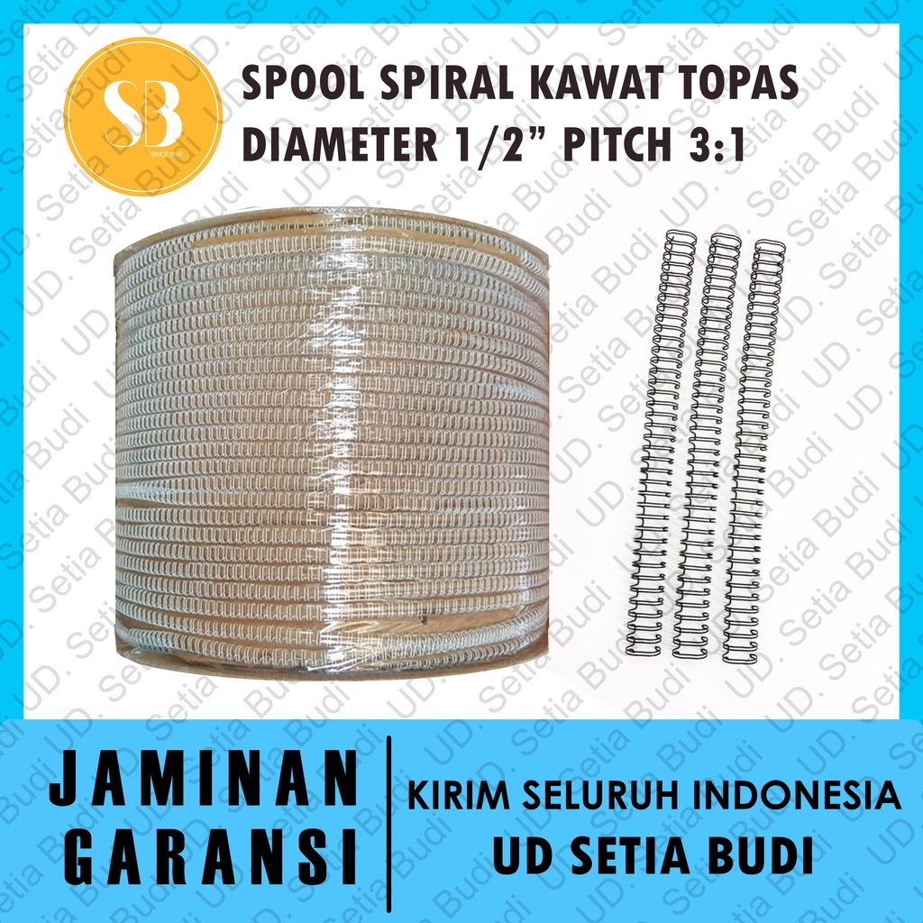 Spiral Kawat Topas 1/2&quot; ( 3:1 ) Spool