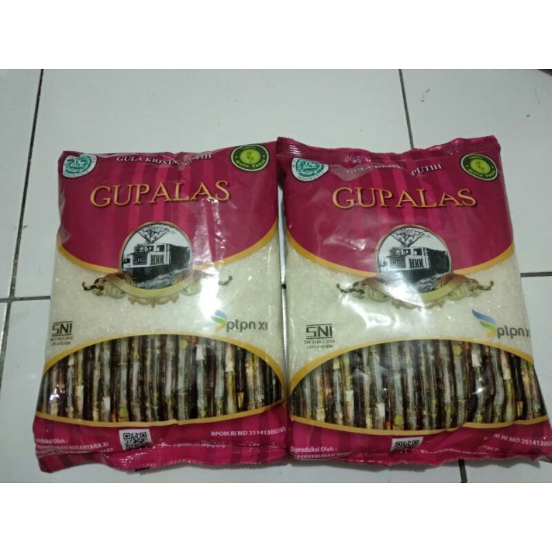 Gupalas gula pasir kemasan 1 kg