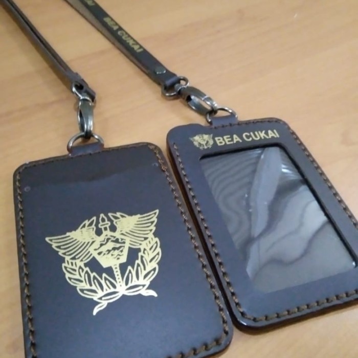

Gaya Nametag Id Card Holder Logo Bea Cukai Hemat
