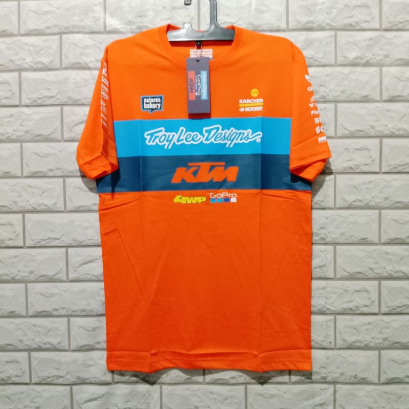 KAOS TRAIL BAJU MOTOR CROSS T-SHIRT KTM RACING TLD