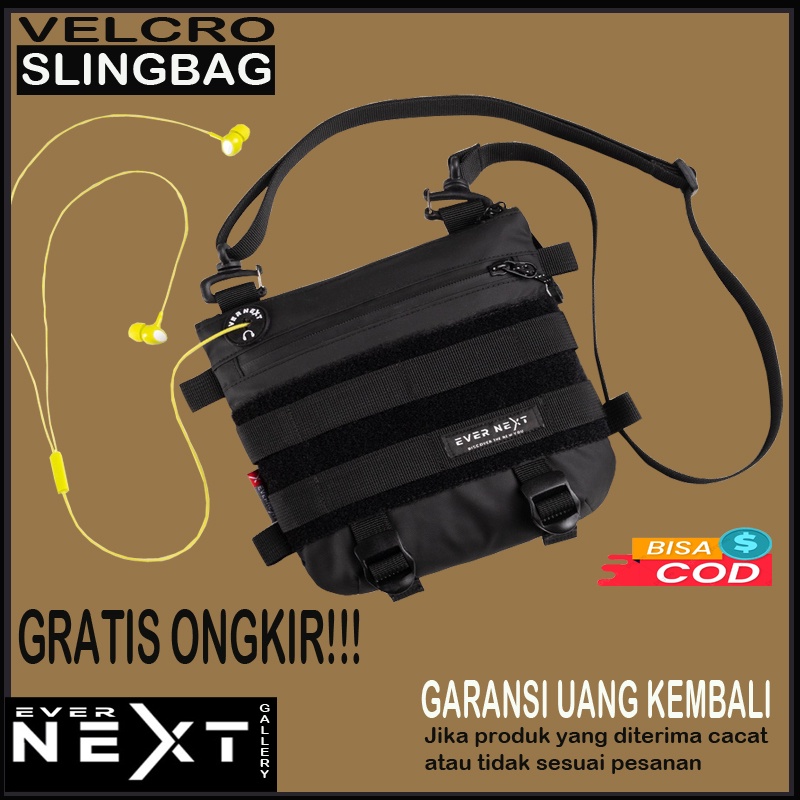 Tas slim bag mini pria kualitas distro tas sling bag cowok waterproof pria ukuran kecil tas slingphone hp android tas selempang bahu pria tempat menyimpan uang cash dan stnk motor tas slingbag mini casual pria anti air