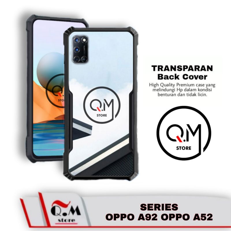 Case Oppo A52 Oppo A92 Transparan Premium TPU Shockproof Pelindung Back Cover