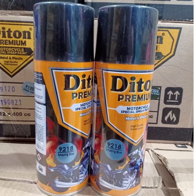 DITON Premium Pilok Pilox Cat Semprot 400cc - H9218* Amazing Blue / Biru Muda Metalik (9218)