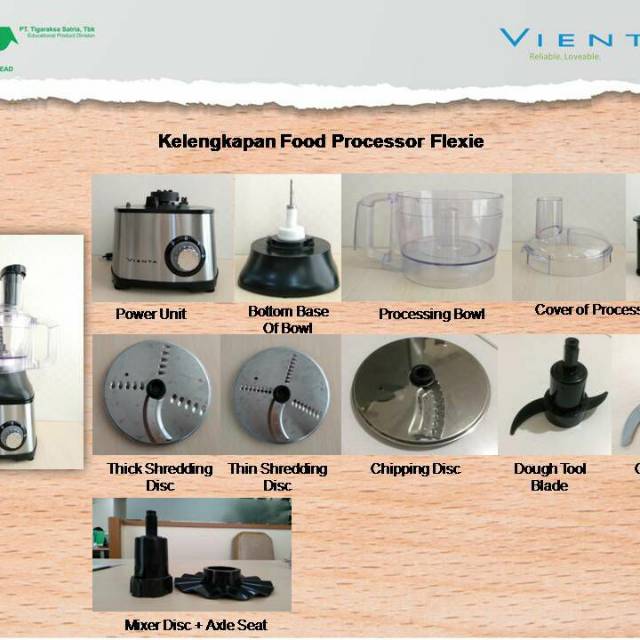 Food prosesor vienta