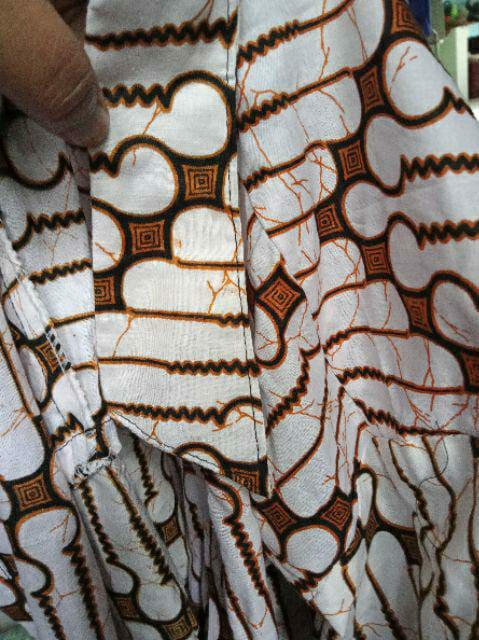 Batik Couple Keluarga Sania Ruffle Ori Ndoro Jowi Dnt Motif Seno Abang Pitih