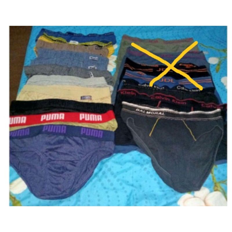 Celana Dalam Pria ( TAKE ALL 14 PCS ) preloved