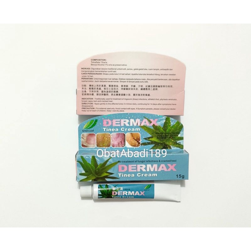 Dermax salep aloevera / dermax tinea cream