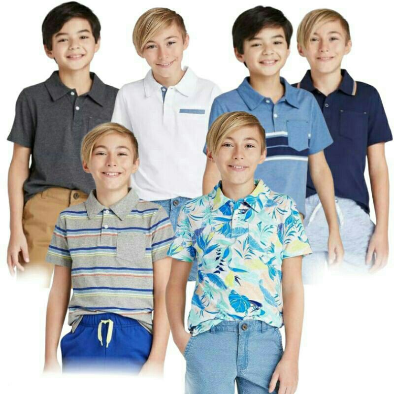 Polo Shirt Kaos Anak Laki-Laki CAT & JACK Baju Anak