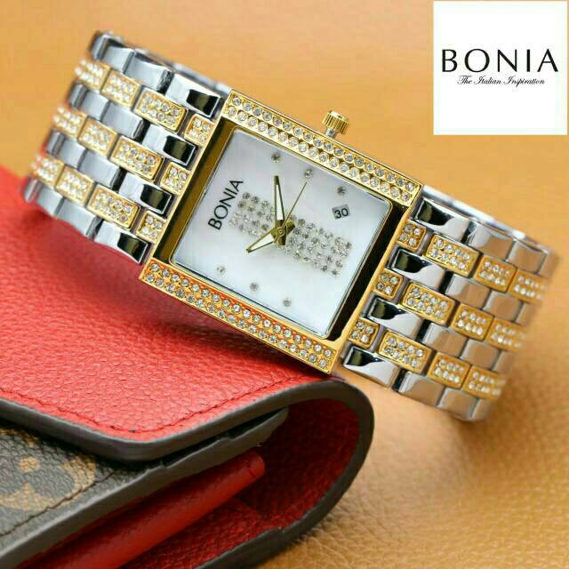 JAM TANGAN CEWEK/WANITA BONIA DIAMOND RANTAI KW SUPER TERBARU ELEGANT HARGA BERSAHABAT...