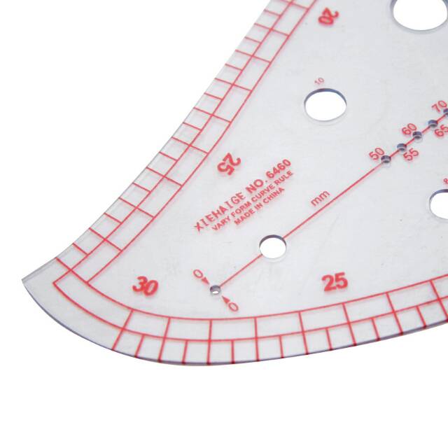 Penggaris Jahit Menjahit - Sewing Ruler - French Curve Ruler No. 6460