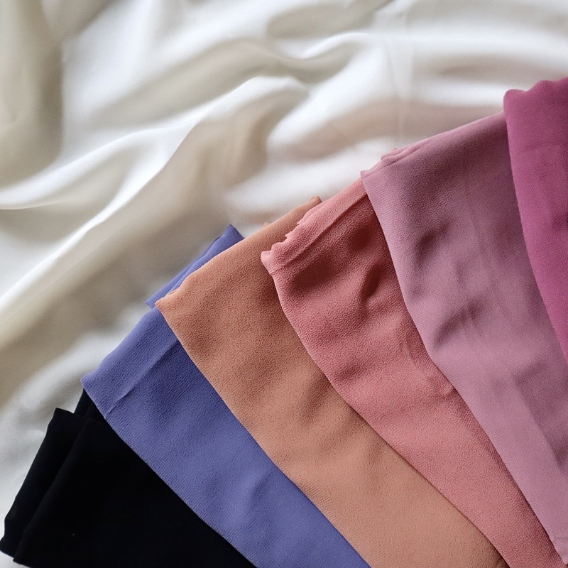 Gift Set/Hadiah Ulang Tahun/Hadiah Wisuda/Souvenir Pashmina Ceruty Babydoll Exclusive