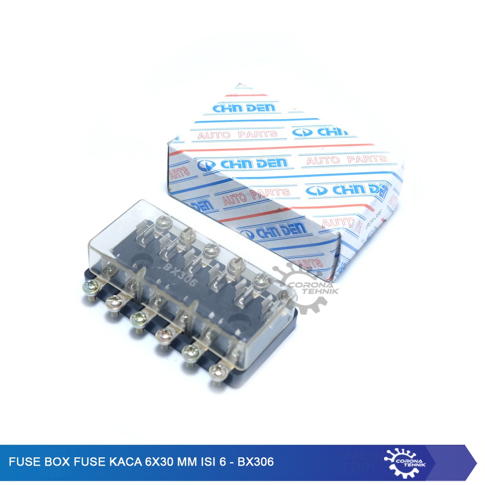 BX306 - Fuse Box Fuse Kaca 6x30 mm isi 6