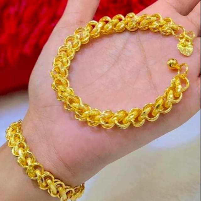 Perhiasan Mas Bangkok lapis emas 99% mirip emas asli