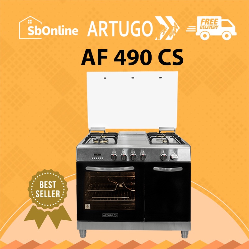 ARTUGO Freestanding Gas Cooker 90 cm - AF 490 CS