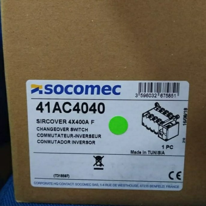 cos socomec 400a sircover