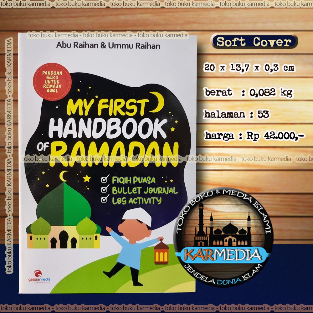 Buku Anak - My First Handbook of Ramadhan - Fiqih Puasa Boulet Journal Log Activity - Gazza Media