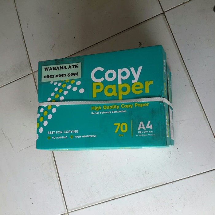 

Unik Kertas hvs Copy Paper A4 70 gr) Sale