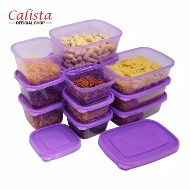 CALISTA Oita / Rumoi / Stella Sealware Set 12 pcs 20pcs Smoke Toples KOTAK tempat Makanan