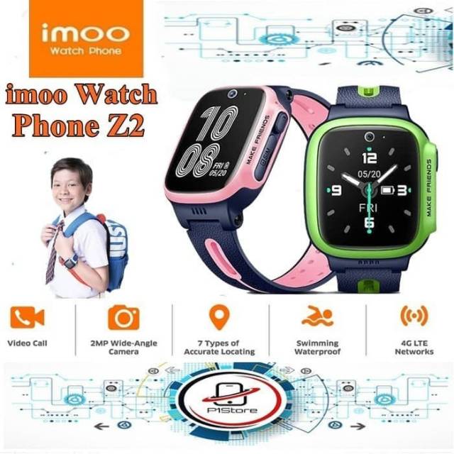 IMOO Z2 WATCH PHONE VIDEO CALL GARANSI RESMI IMOO