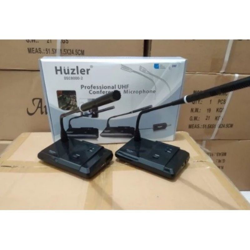 Mic Conference wireless Huzler DSC 8000-2 dsc8000 2 mic meja
