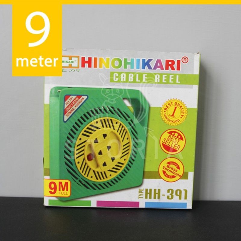 Kabel rol/kabel gulung 9 meter terminal kuningan SNI