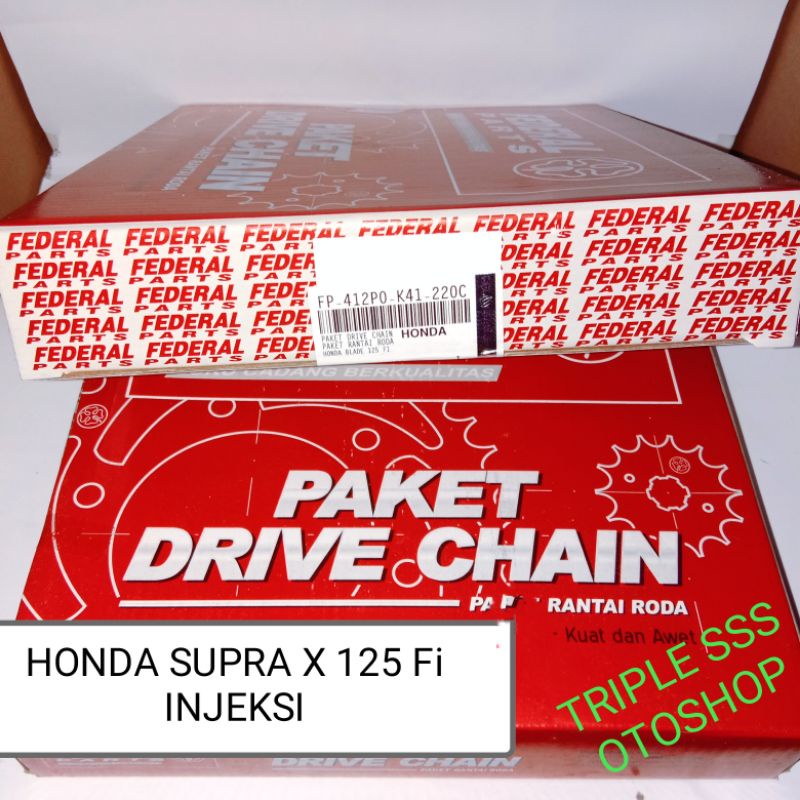 GEAR GIR SET FEDERAL PARTS SUPRA X 125 FI/BLADE 125 FI (K41)