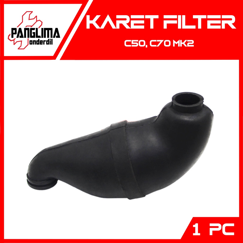 Karet Filter Honda C70-C 70 &amp; MK2-MK 2 &amp; C50-C 50 Saringan Udara-Hawa Join-Joint Karbu-Karburator-Carbu