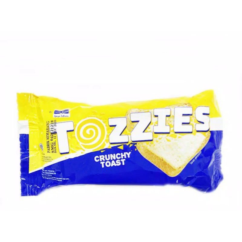 Tozzies Bagelen Kering Crunchy Toast by Sari Roti 25 Gram