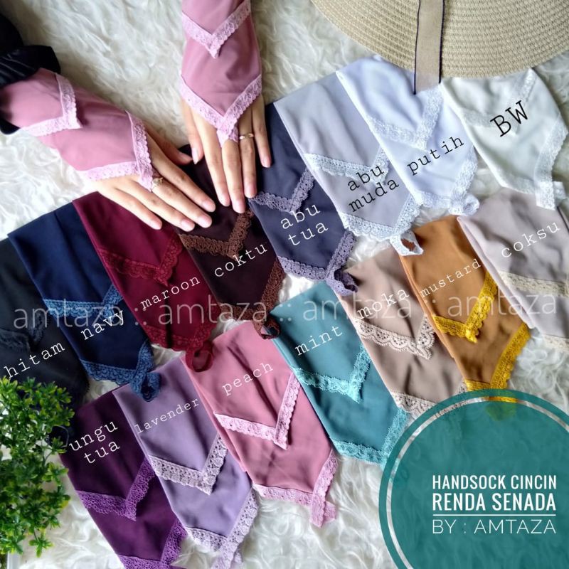 [BISA COD] handsock cincin renda senada amtaza | Handsock cincin renda amtaza | manset cincin renda | manset pita | handsock pita