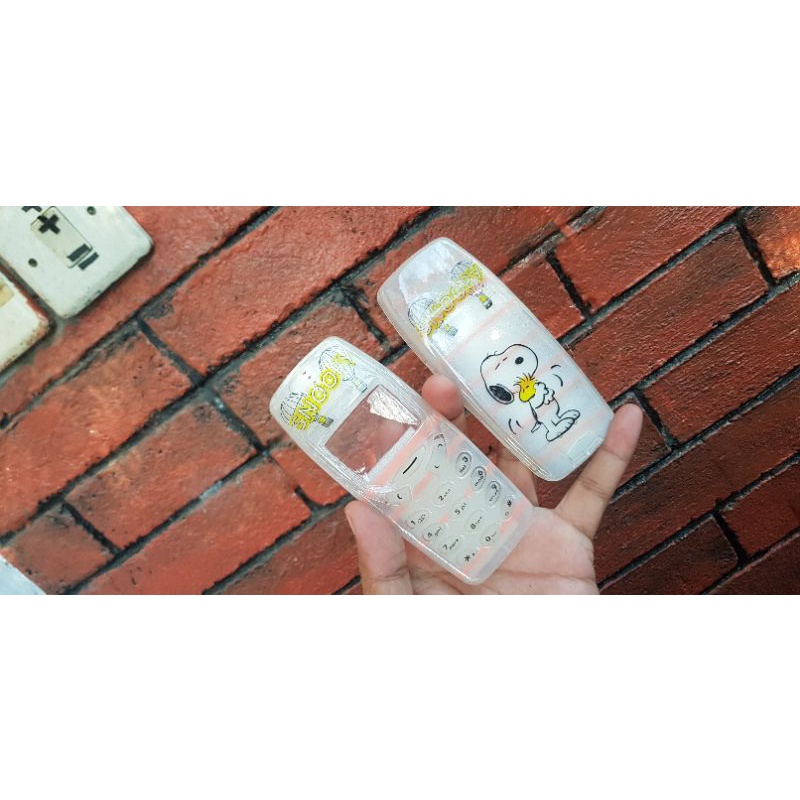casing nokia 3310 semi transparan karakter