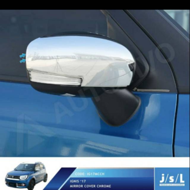 Cover spion depan mobil ignis chrome jsl