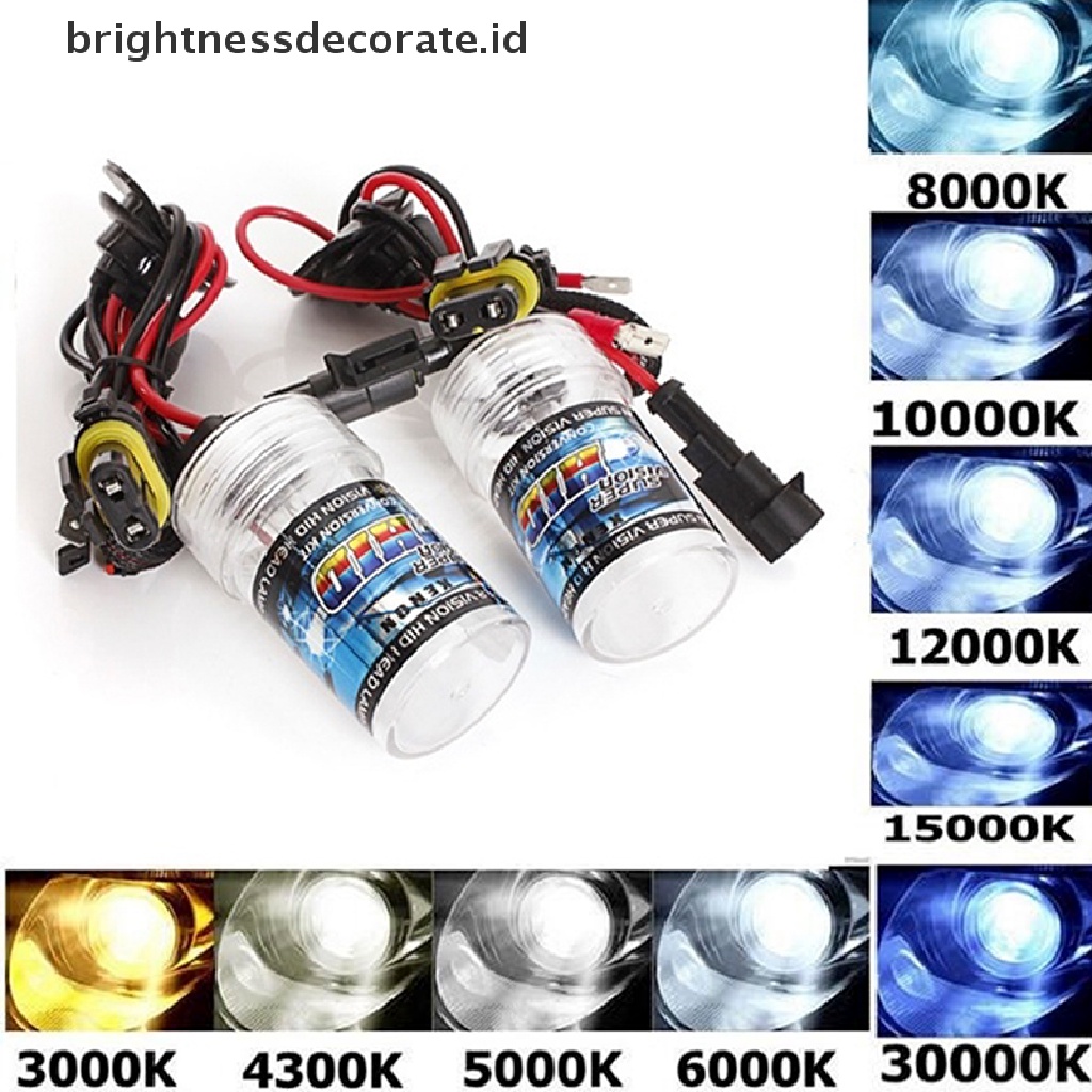 1x Lampu Xenon Hid 35w H1 H3 H4 H7 H11 9005 HB3 9006 AC 12v