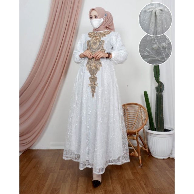 GAMIS NAJWA TILLE GAMIS MODERN GAMIS KEKINIAN GAMIS PESTA TERBARU BY BA