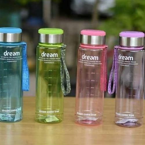 Oke Price.. MY BOTTLE DREAM 1 LITER / TEMPAT AIR 1 LITER BOTOL SPORT BOTOL INFUSED WATER