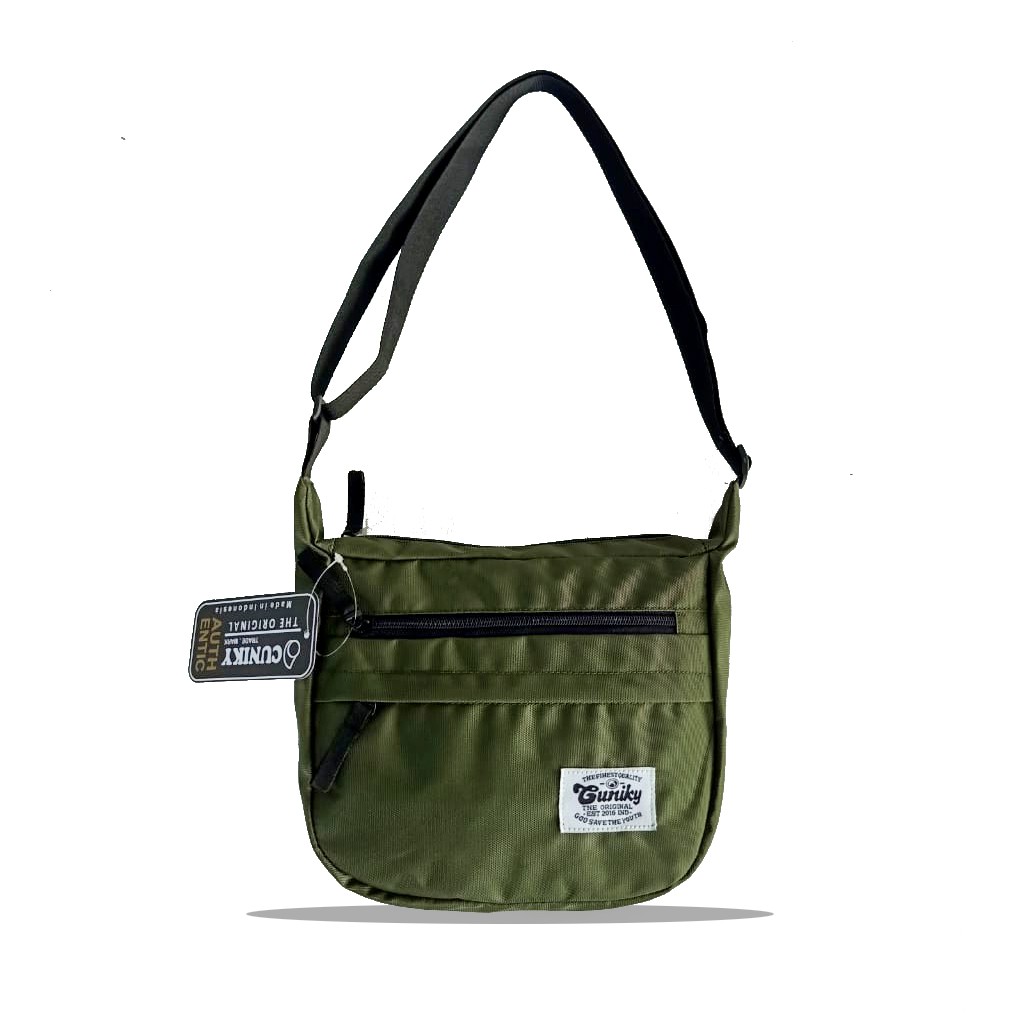 HSTR Tas Selempang Slempang Shoulder Bag Slingbag Masuk Buku Tulis Kecil kualitas Distro harga Murah Pria Wanita cowok cewek Unisex | Tas Sekolah S13