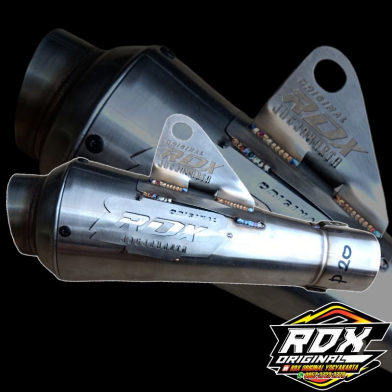 slincer Silincer knalpot fanterra rdx original yogyakarta inlet 50mm