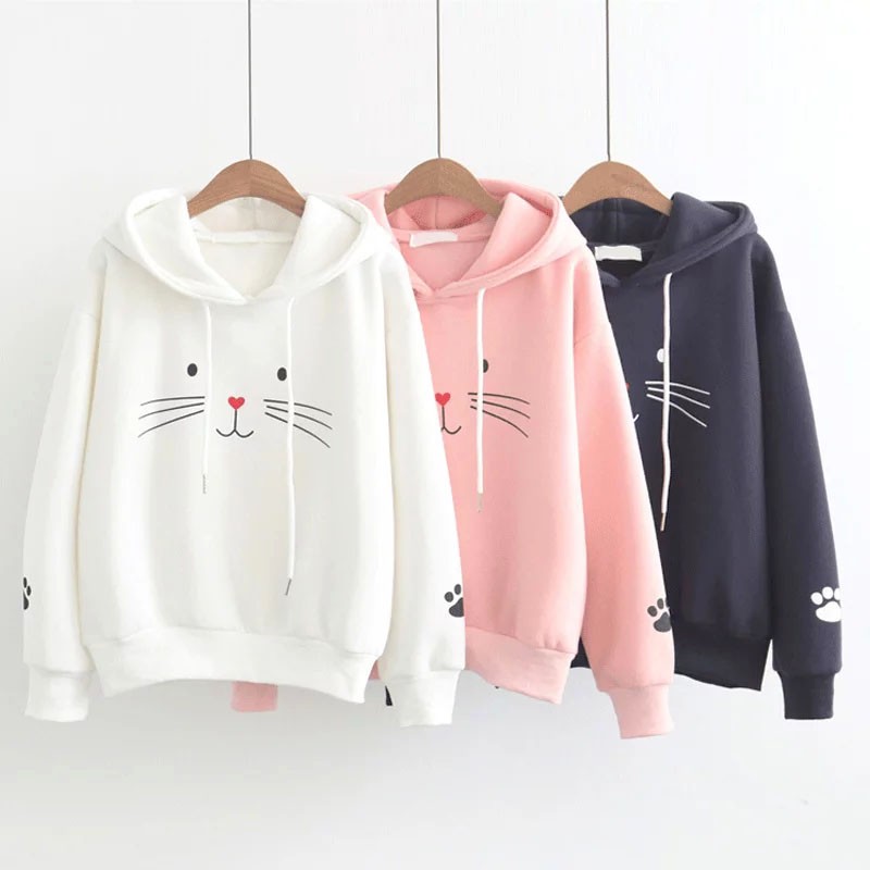 Bess - Sweater Hoodie Wanita / Sweater Hoodie Murah RABBIT CHAN