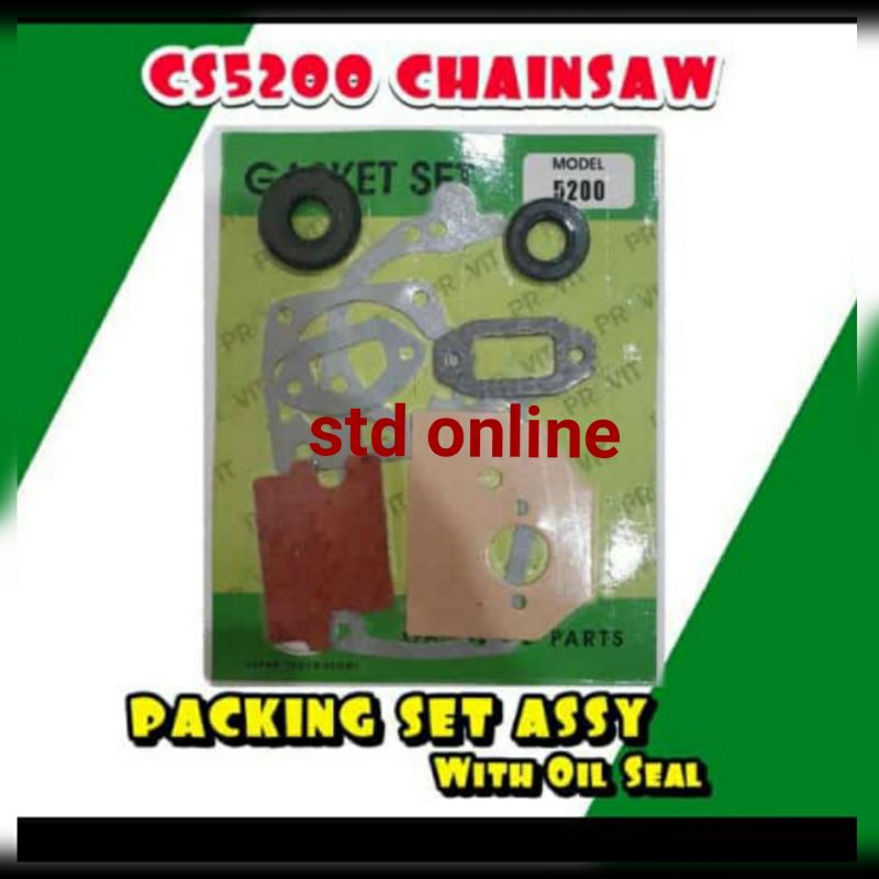 CS 5200 packing set chainsaw 5200/ 5800 paking set + oil seal
