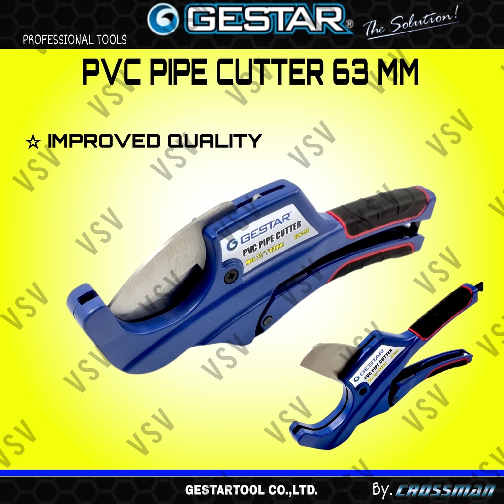 GESTAR PVC pipe cutter 63mm / Gunting pipa PVC / Pemotong pipa