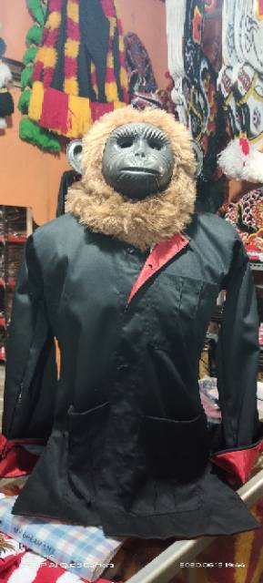 Topeng monyet / monyetan / topeng / topi / barongan / reog / pecut / cambuk / kuda lumping / jaranan