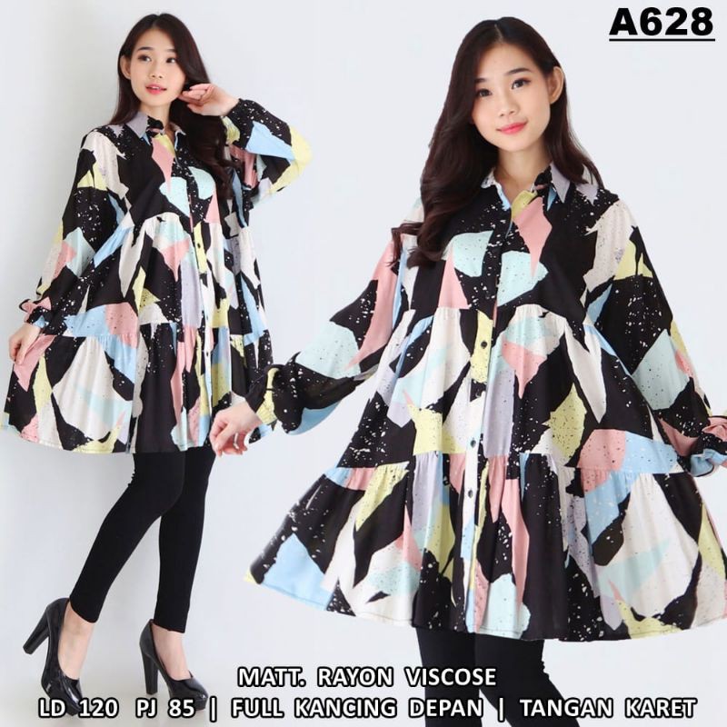 Tunik jumbo/ld 116~ 120/XXXL/ baju muslimah/ baju wanita / kadita/jolin/berry/indri/moana/marwah