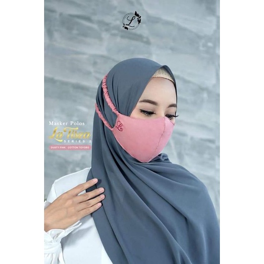 Masker polos latisza karet terlaris ✅