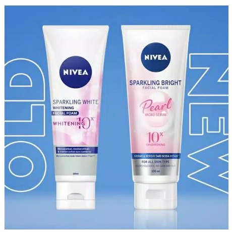 ^ KYRA ^ Nivea Facial Foam Whip Foam Pembersih Wajah No Skin Dry Out Sparkling Bright